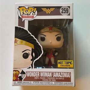 Wonder Women Amazonia Funko Pop Figure 259, Hot Topic Exclusive